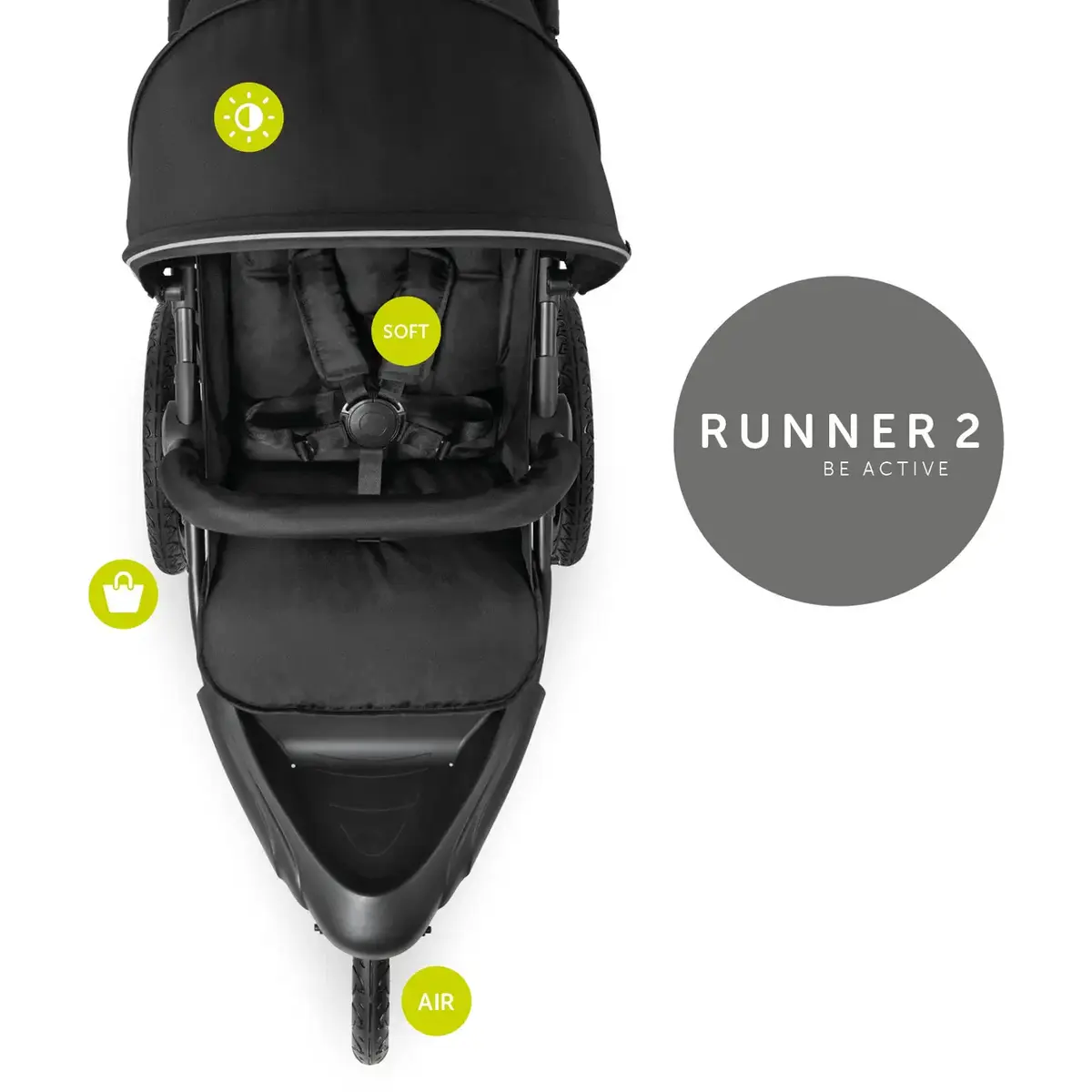 Коляска для всех типов местности Hauck Runner 2 Photo 14