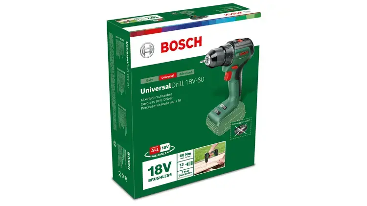 Дрель Bosch Universal Drill 18V-60 Photo 3