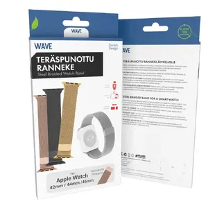 Watch strap Apple WAVE-MB-AW-4244-RG compatible with Wave