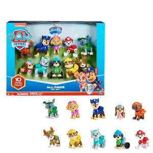 PAW Patrol Toy Figures Gift Pack 10th Anniversary 10 Collectible Figures