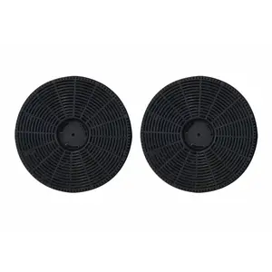 Cooker hood filter THERMEX 535.21.8600.9 Carbon Plastic Black 2 pcs