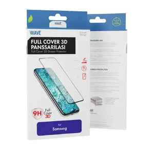 Защитное стекло Wave WAVE-FC3D-SS-S21U-BK Samsung Galaxy S21 Ultra Устойчивое к царапинам