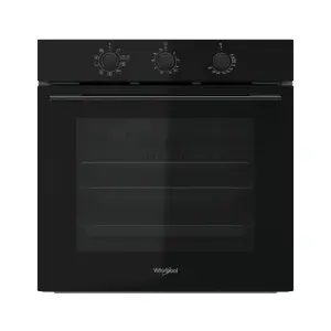 Electric Oven Whirlpool OMK38HU0B 71L Built-in Black Rotary Control
