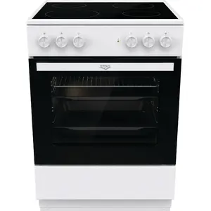 Brīvi stāvoša plīts Upo FR611A GSDA2 UEC6A20W Balta Indukcija 4 zonas