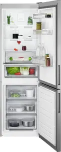 AEG Series 6000 RCB632E9MU Freestanding Fridge Freezer 330 L Stainless Steel No Frost LCD Display