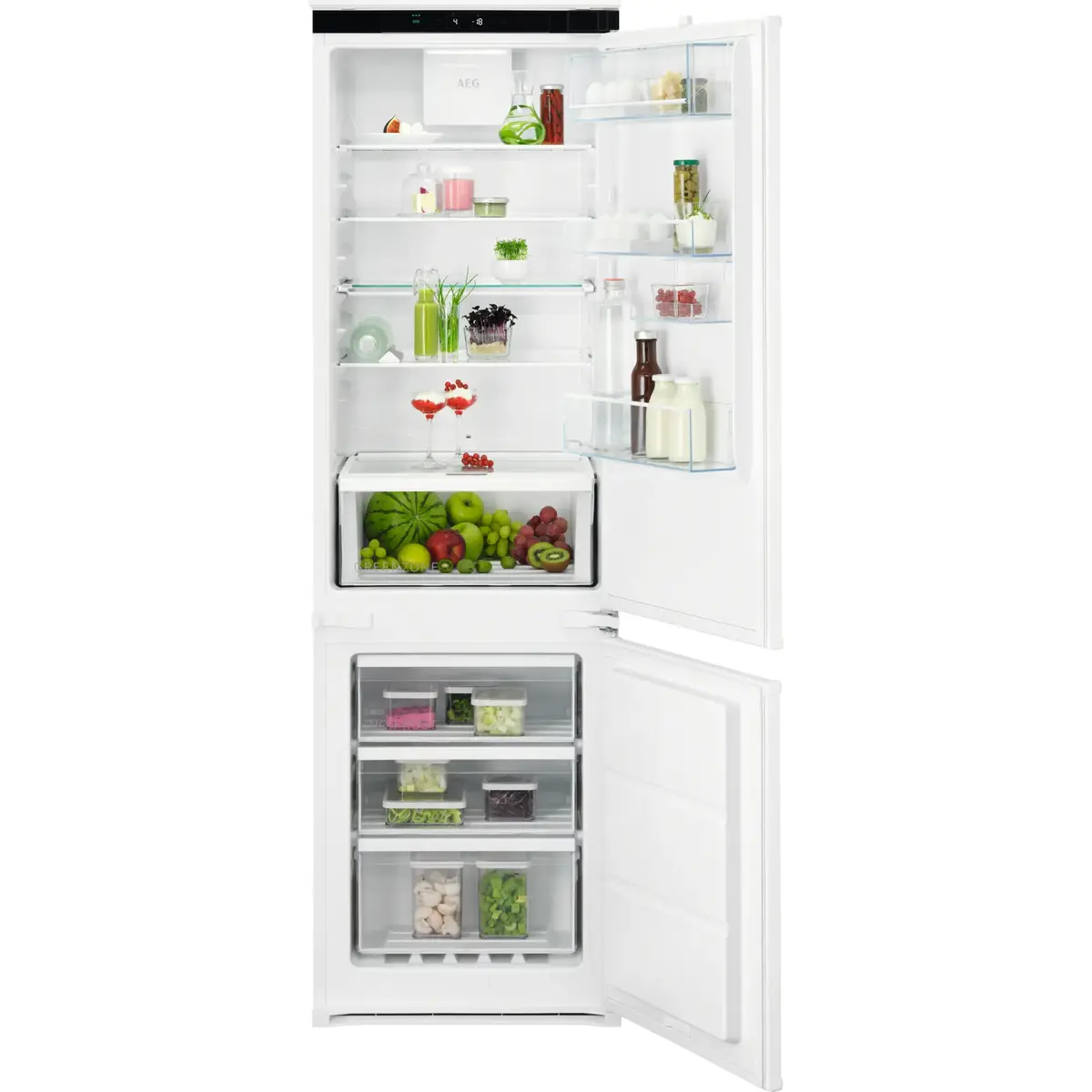 AEG Series 6000 RCB632E9MW Fridge Freezer Photo 2