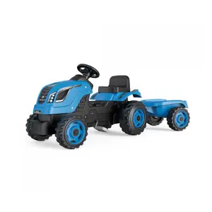 Traktors Smoby 710131 Ieteicamais vecums 3 gadi Plastmasa Melns Zils