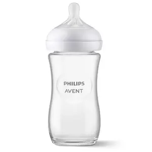 Бутылочка Philips AVENT Natural Response SCY933/01 стеклянная 240мл соска 3 потока 1 шт