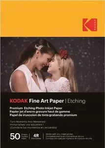Photo paper Kodak Fine Art Paper 10 x 15 cm – glossy inkjet sheet for photos