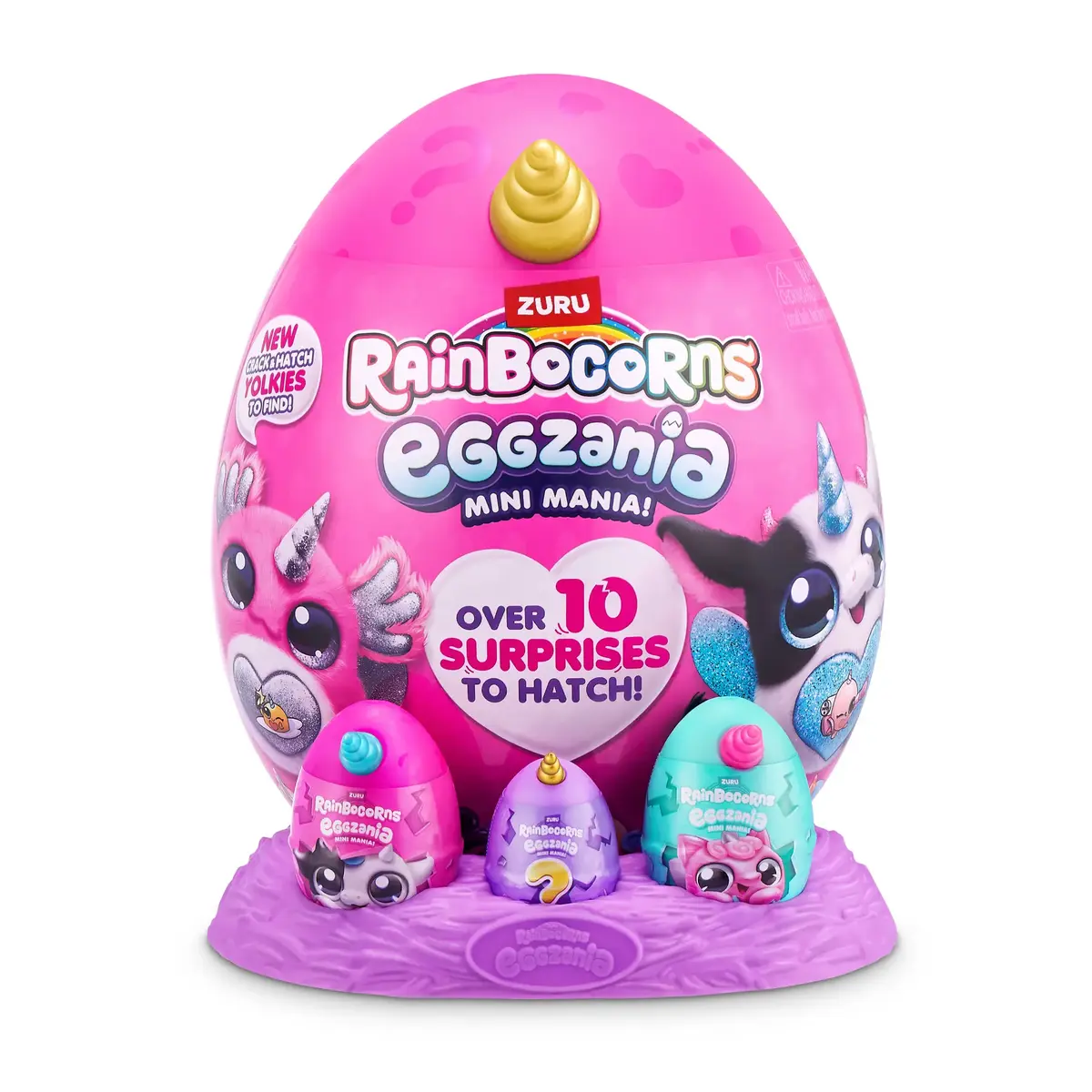 Rotaļlietas dzīvnieki Rainbocorns Eggzania Mini Mania Photo 7