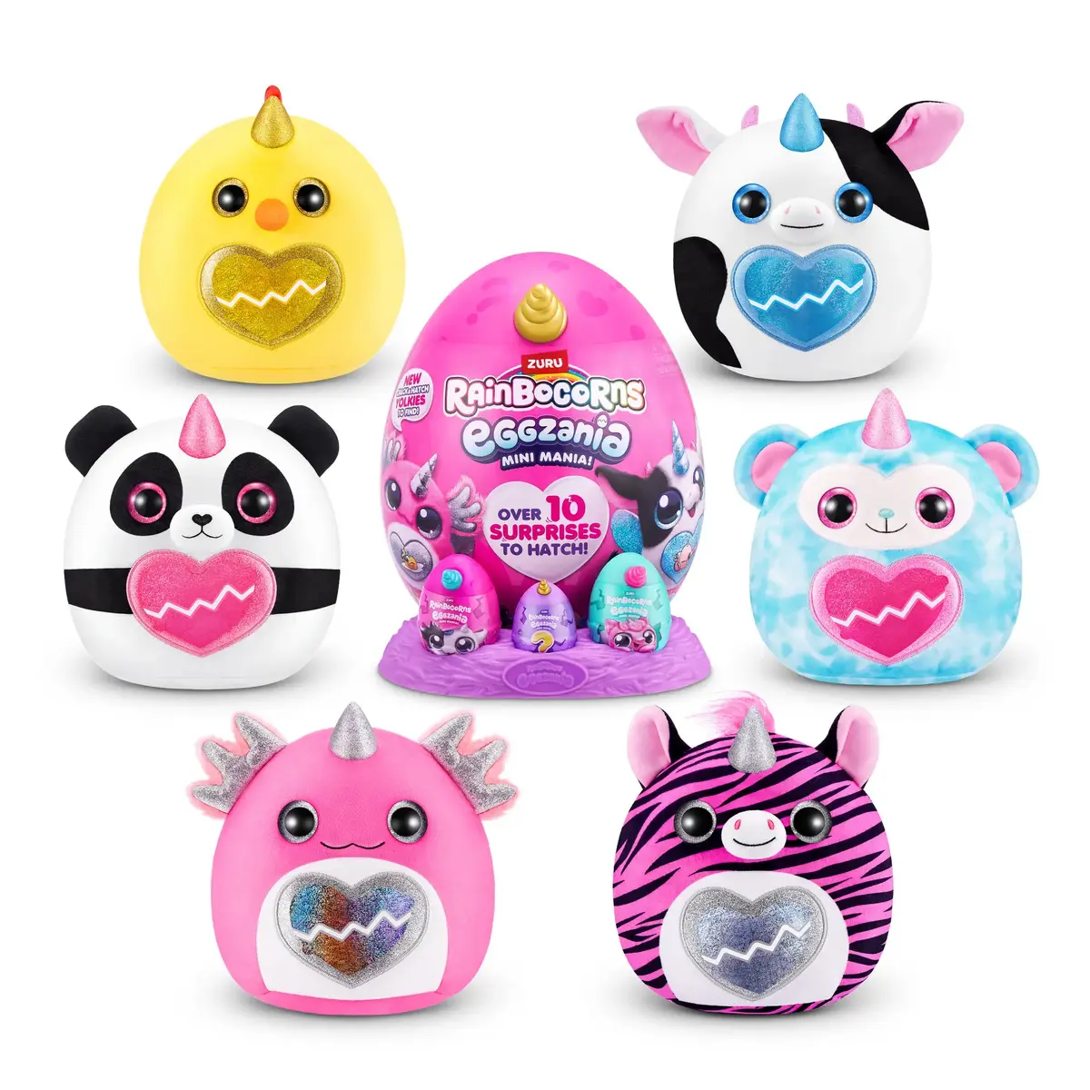 Rotaļlietas dzīvnieki Rainbocorns Eggzania Mini Mania Photo 11