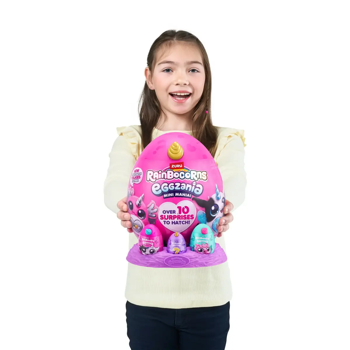 Rotaļlietas dzīvnieki Rainbocorns Eggzania Mini Mania Photo 15