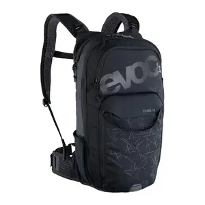 Cycling backpack EVOC Stage Black Nylon 12L 2L hydration