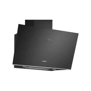 Вытяжка Siemens LC91KLT60, черная, 1007 м³/ч, отвод/рециркуляция, жировой фильтр из нержавеющей стали