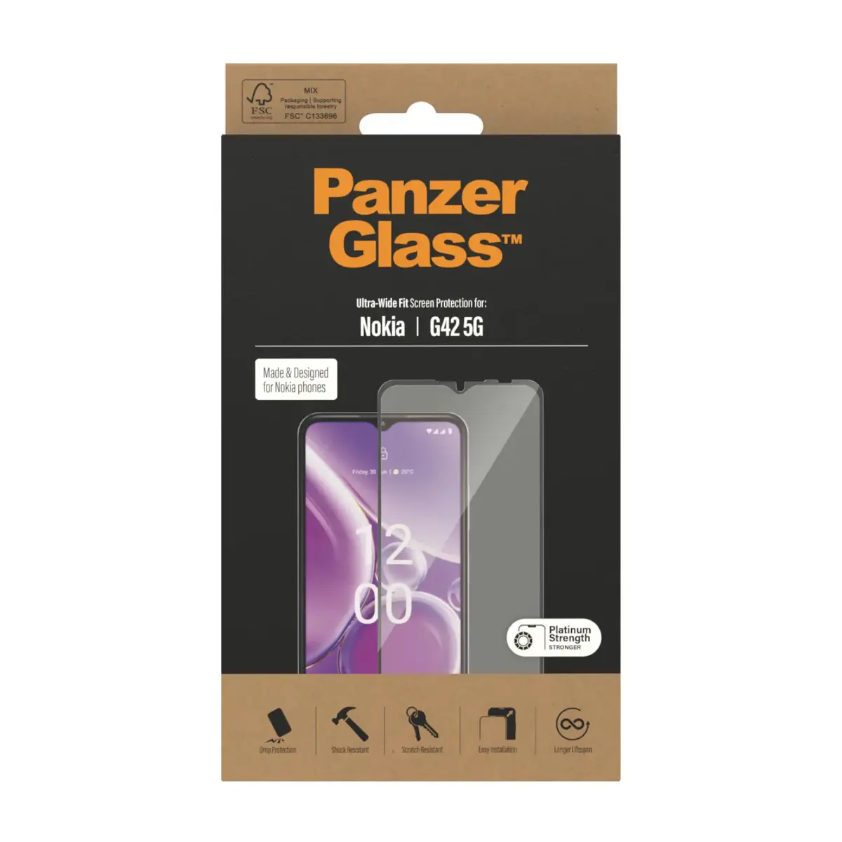 Защитное стекло PanzerGlass Nokia G42 5G Photo 3