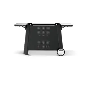 Cozze Premium Cart XL āra galds Melns Tērauds 1460x700x745mm