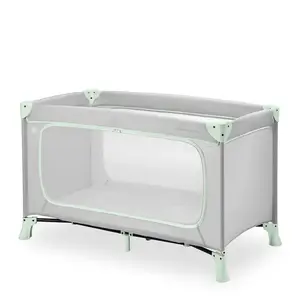 Детская кроватка Hauck Dream N Play Plus Серый Мятный 15 кг