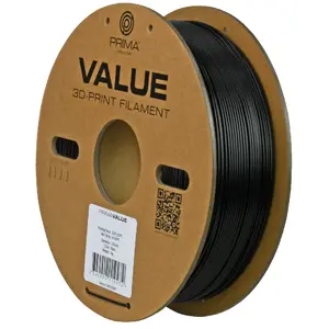 3D printing material ABS Black 1 kg 3D Prima 12781 print speed up to 100 mm/sec