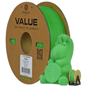 3D printing material Polylactic acid PLA Green 1 kg 3D Prima 12794
