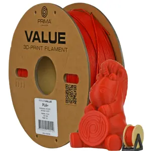 3D printing material 3D Prima 12792 Polylactic acid PLA Red 1 kg