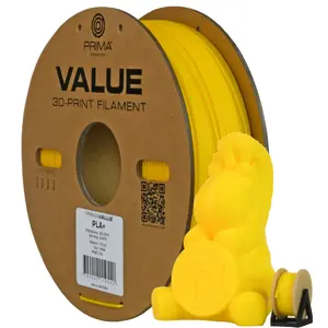 3D printing material 3D Prima 12799 Polylactic acid PLA Yellow 1 kg