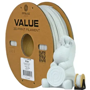 3D printing material 3D Prima 12802 Polylactic acid PLA Light grey 1 kg