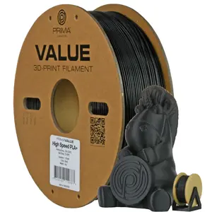 3D printing material 3D Prima 12822 Polylactic acid PLA Black 1 kg