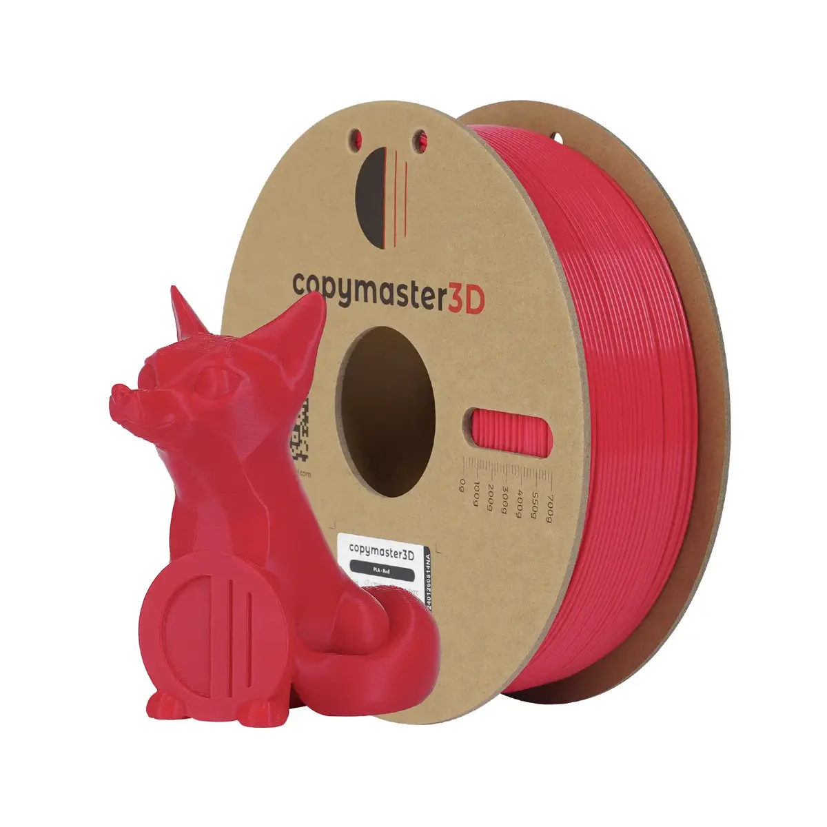 3D Filaments 3D Prima Copymaster PLA Sarkans Photo 2