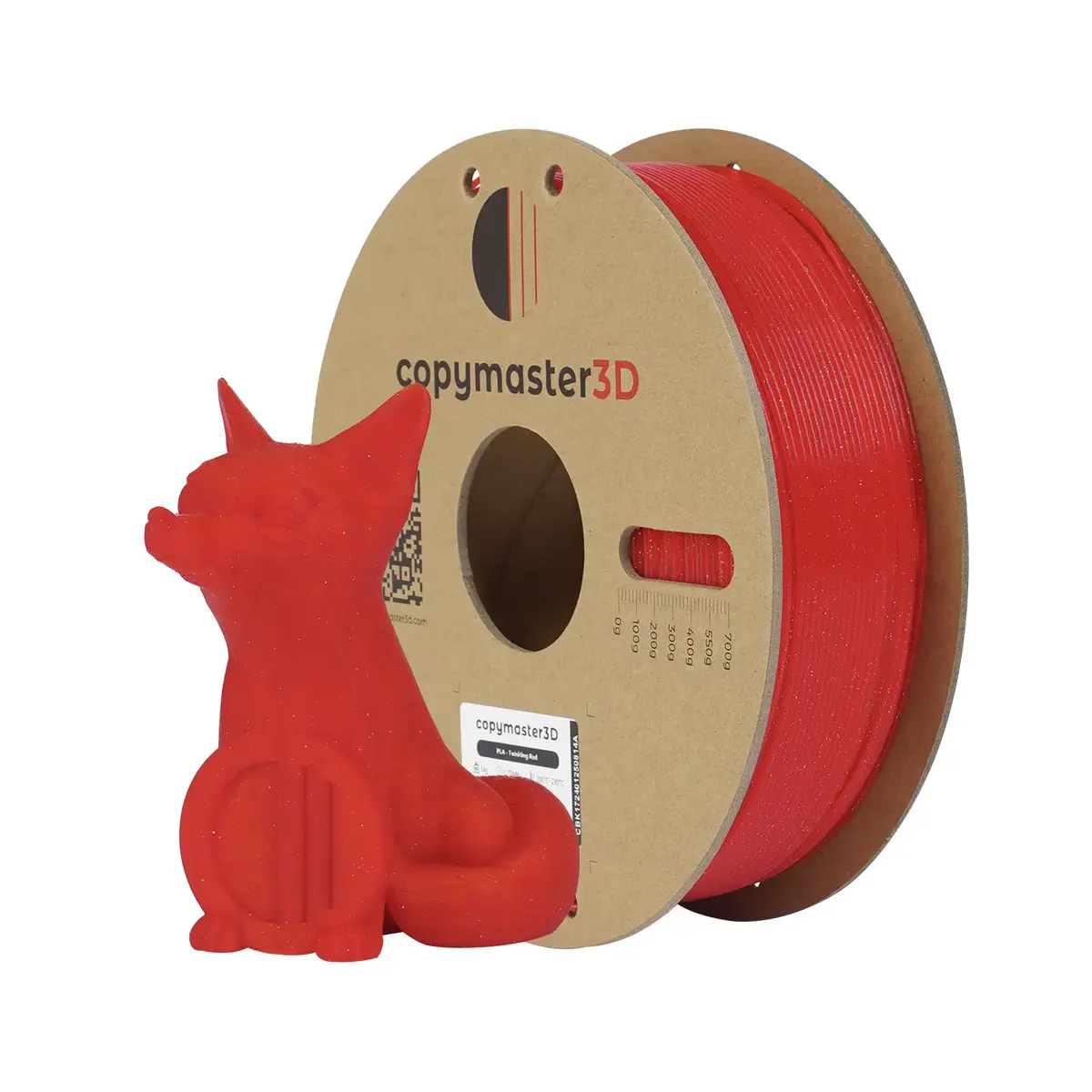 3D Печать Материал 3D Prima Copymaster PLA Красный Photo 2