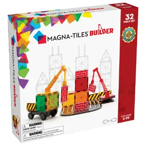 Building set Magna-Tiles Builder 32-Piece Set for ages 3 and up