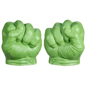 Marvel Avengers Hulk Gamma Smash Fists Soft Foam Role Play Toy Green