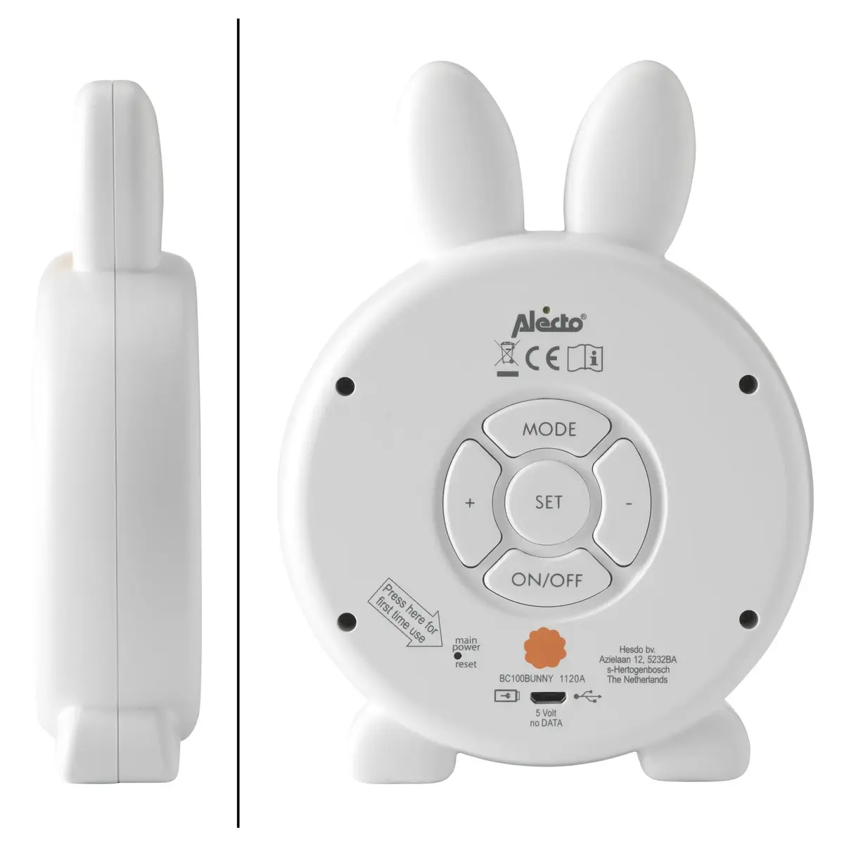 Цифровые часы будильник Alecto BC100BUNNY Photo 4