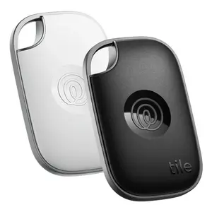 Finder Tile Pro 2024 Black White Universal 1 Year Battery Life