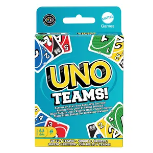 Карточная игра MATTEL UNO Teams Семейная игра от 7 лет