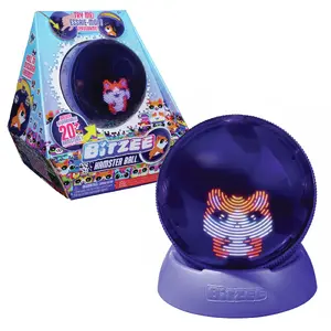 Bitzee Hamster Ball Interactive Toy with 20 Hamsters Rolls Reacts to Touch