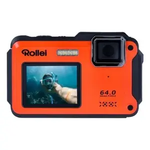 Compact camera Rollei Sportsline 64 64 MP CMOS 4K Ultra HD Orange