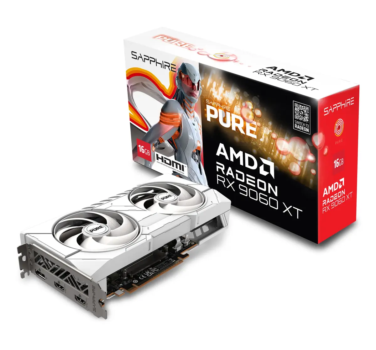 Видеокарта Sapphire PURE AMD Radeon RX 9060 XT Photo 6