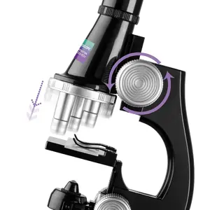 Microscope Amo Toys TY5519 Chemistry Toy for Children 8 Years Black