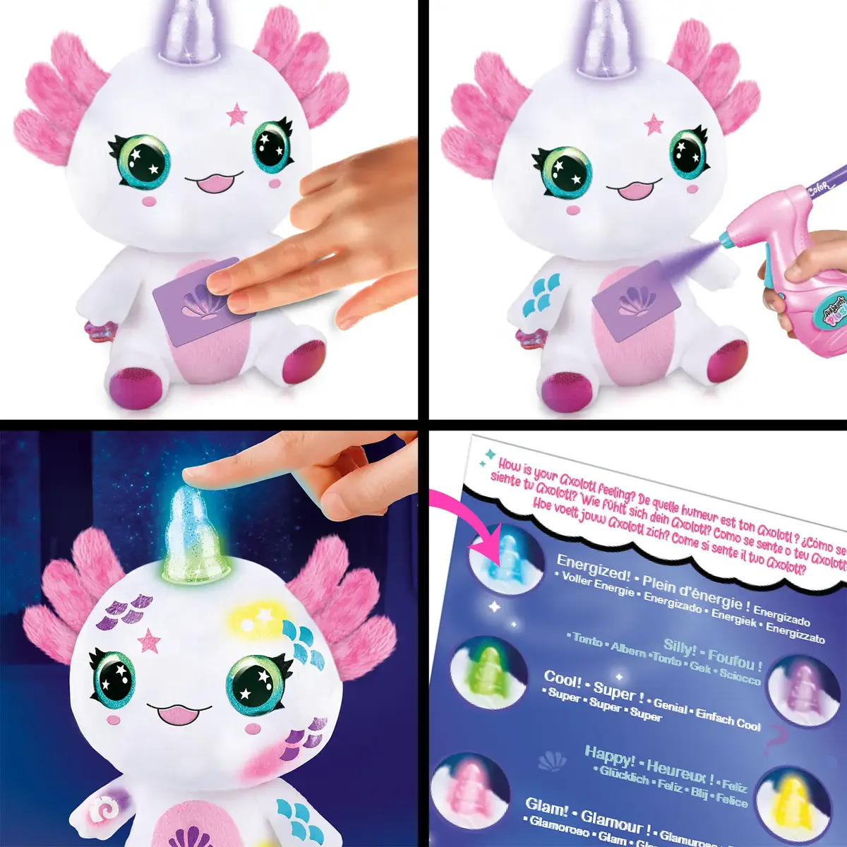 Игрушка аксолотль Canal Toys Airbrush Plush Axolotlcorn Photo 12