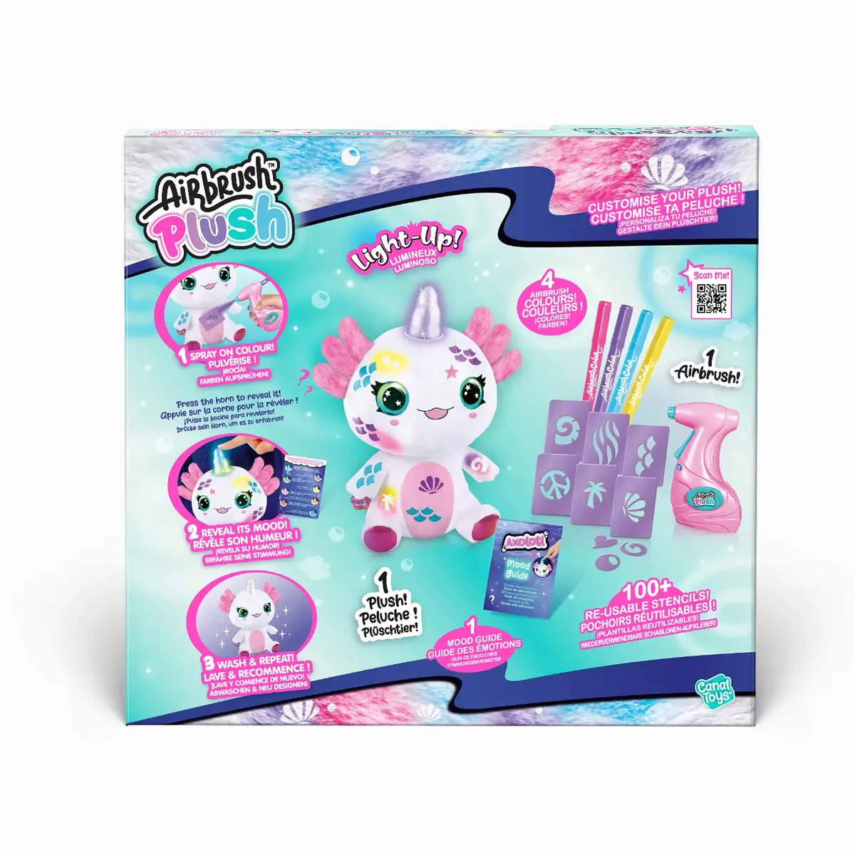 Игрушка аксолотль Canal Toys Airbrush Plush Axolotlcorn Photo 14