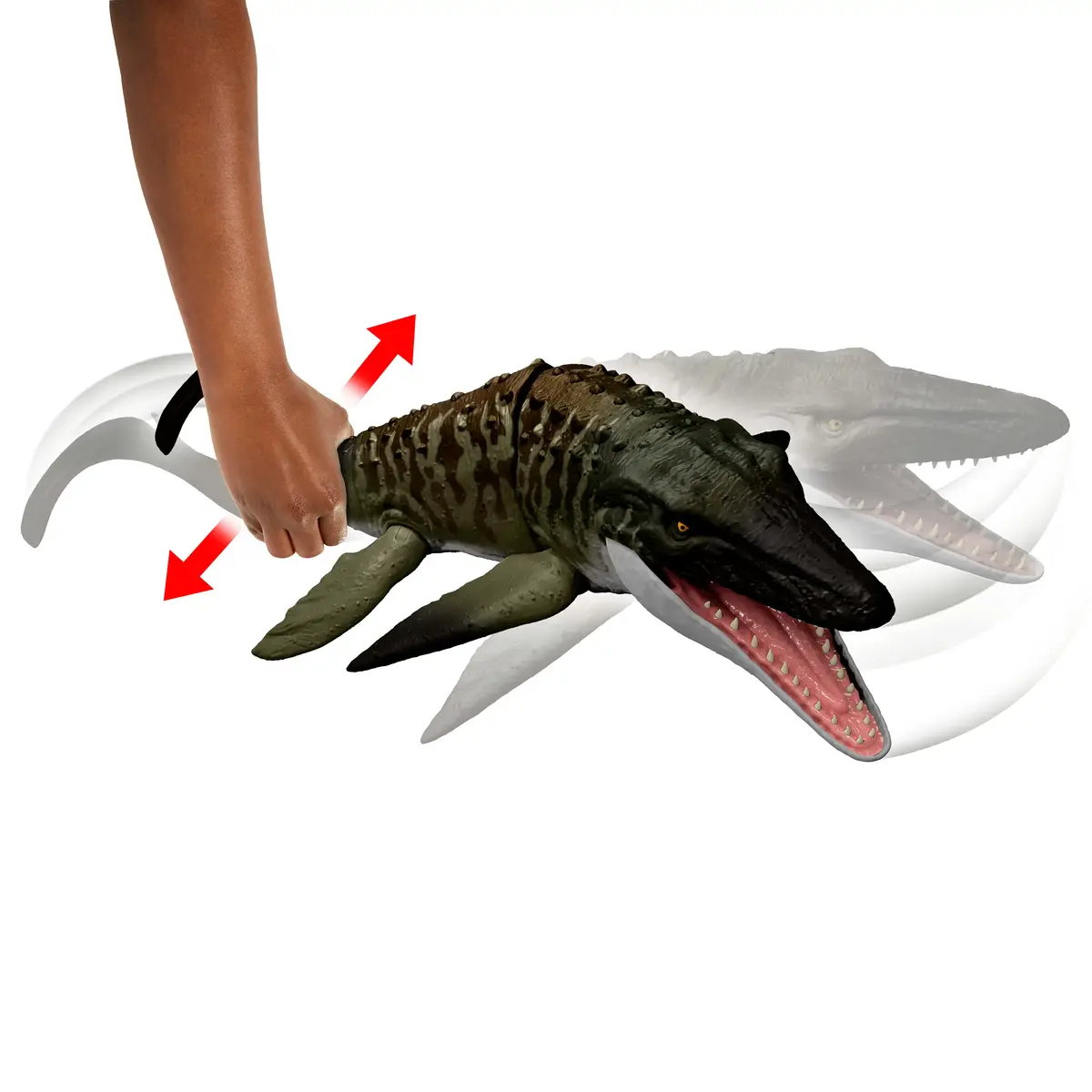 Action Figure Jurassic World Rebirth Bite N Blast Mosasaurus Photo 3