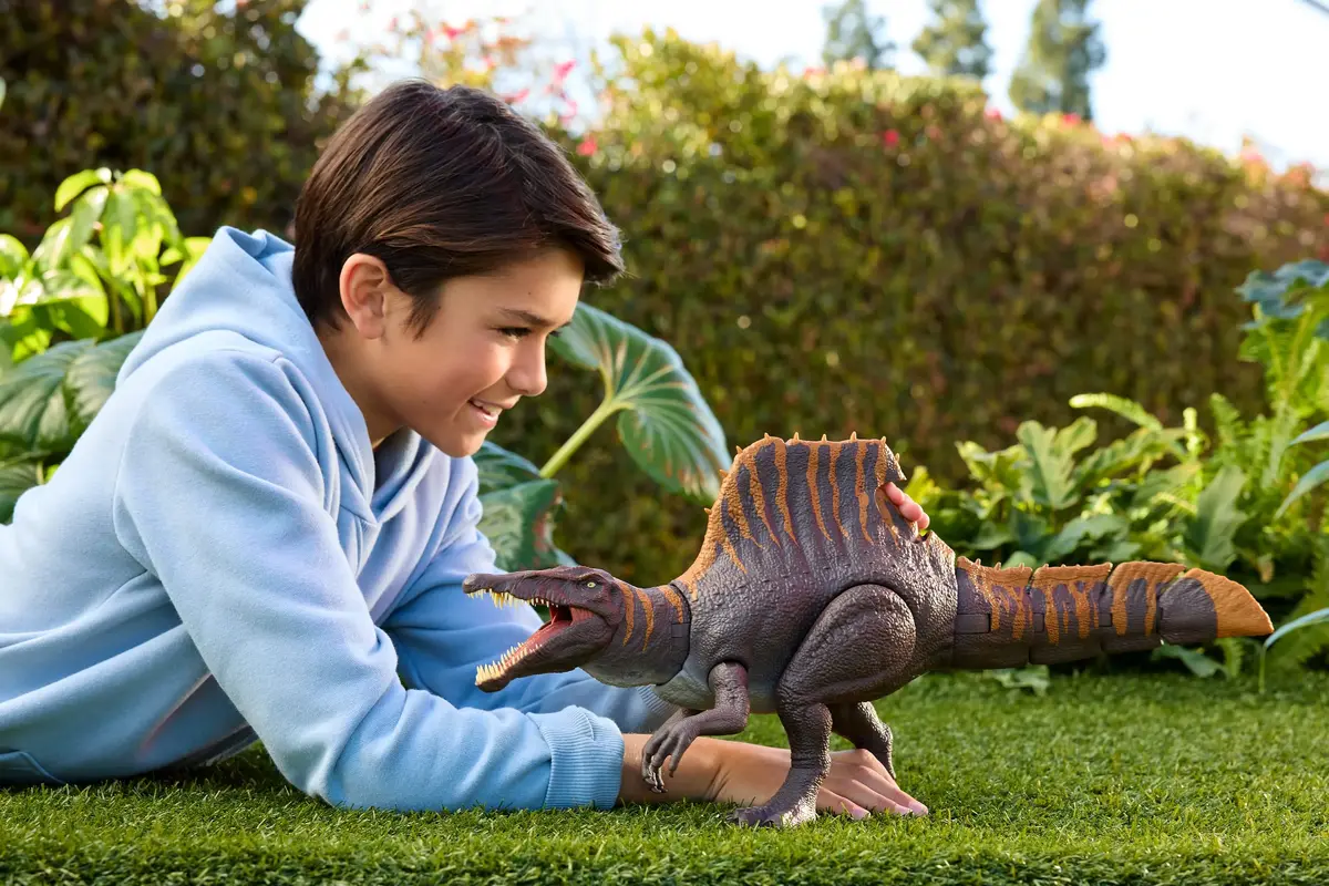 Rīcības figūra Jurassic World Rebirth Tail Thrasher Spinosaurus Photo 2