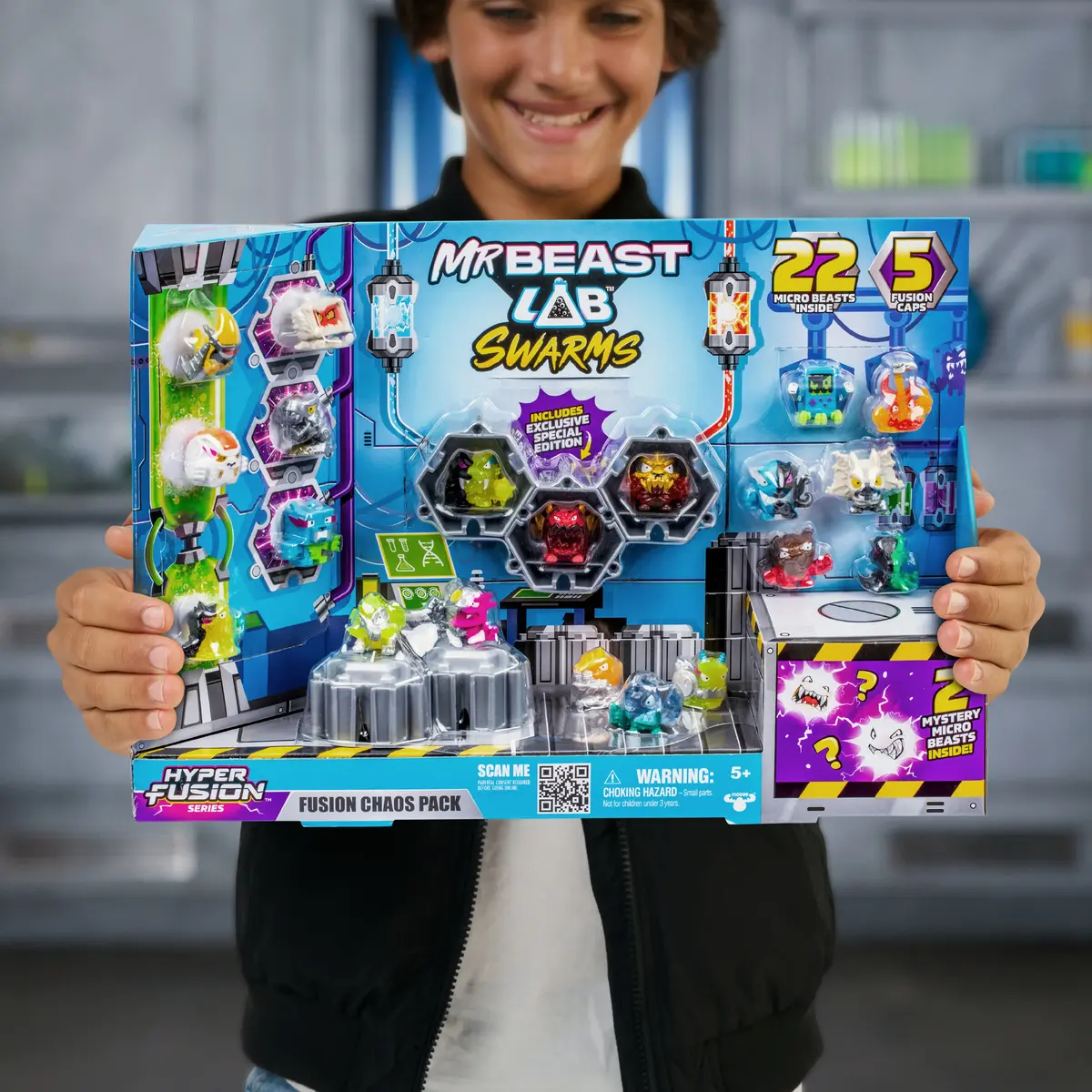 Moose Toys MrBeast Lab Swarms Hyper Fusion Chaos XL pack Photo 5