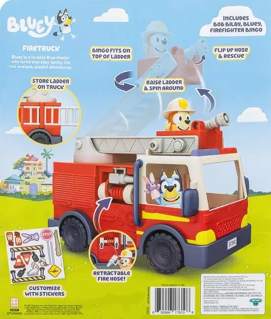 Fire truck Moose Toys Bluey Fire Truck Photo 4
