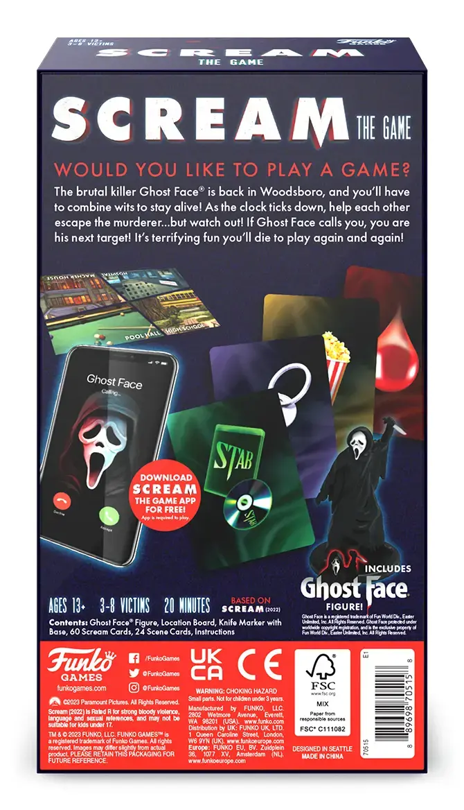 Board game FUNKO Scream The Game Photo 2