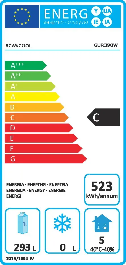 Холодильник Scancool GUR390W Photo 5