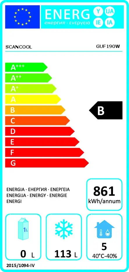 Морозильник Scancool GUF190W Photo 4