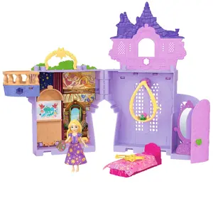 Lelle māja Mattel Disney Princess Rapunzel pils maza lelle aksesuāriem