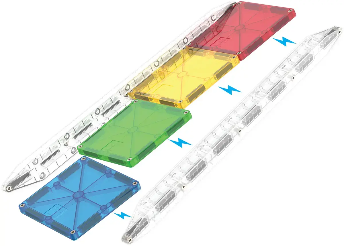 Building set Magna-Tiles Rail Racers Deluxe Photo 4