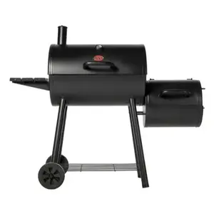 Гриль Char-Griller Smokin’ Pro Бочка Уголь Черный 2 Колеса